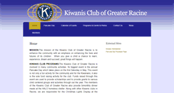 Desktop Screenshot of kiwanisracine.com